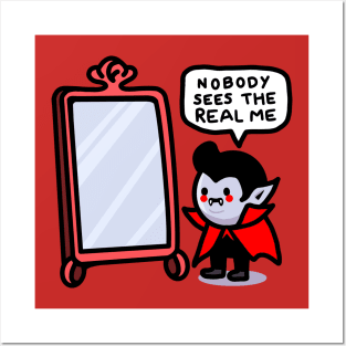 Vampire Self Reflection Posters and Art